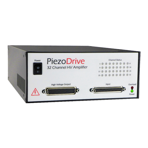 PIEZODRIVE PD32压电驱动器，压电驱动电源，多通道驱动电源，32通道压电驱动器，多通道高压电源，压电驱动高压电源，电压放大器，可驱动32个压电致动器，