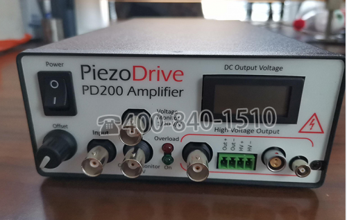 PIEZODRIVE PD200 驱动电源器，电压放大器，60瓦电压放大器，单通道压电驱动器, 压电陶瓷驱动电源，压电式驱动器，低噪声线性放大器，适用于电光、超声波、振动控制、纳米定位系统和压电电机等各种应用