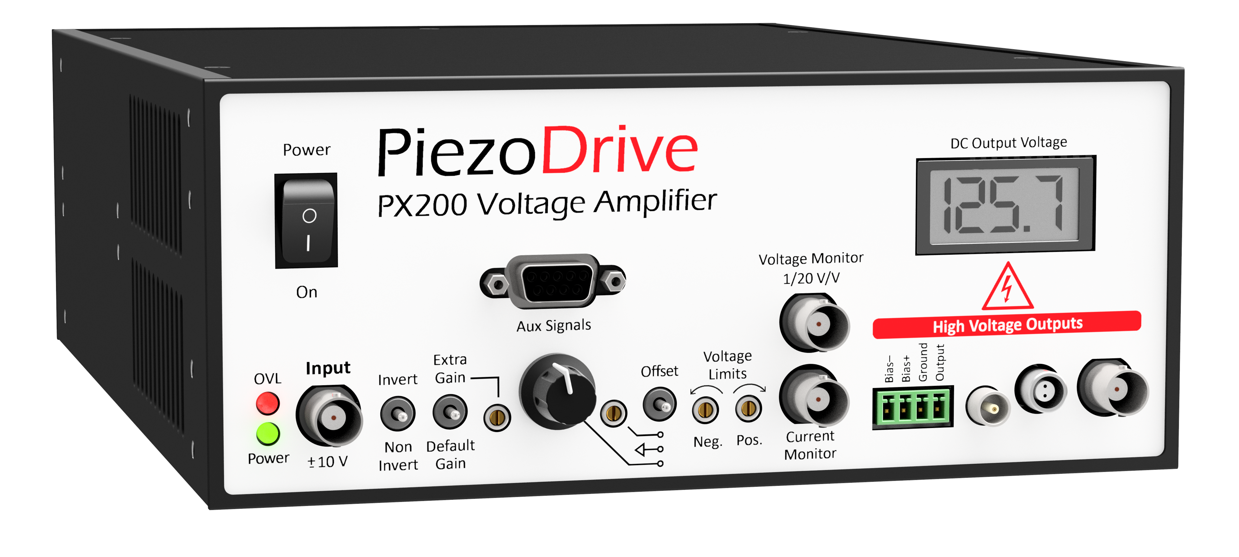 Piezodrive PX200电压放大器, 压电陶瓷驱动器，140W功率放大器，,适用于电光、超声波、振动控制、纳米定位系统和压电电机等各种应用