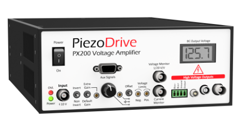 澳大利亚PIEZODRIVE PX200 电压放大器,  140W功耗, 适用于电光、超声波、振动控制、纳米定位系统和压电电机等各种应用