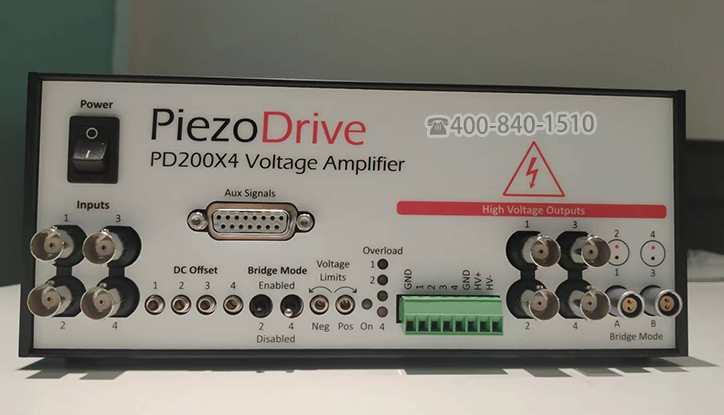 Piezodrive PD200X4压电驱动器，四通道功率放大器,  四通道压电陶瓷驱动器，多通道压电驱动电源，功率放大器，四通道功率放大器，多通道电压放大器，多通道压电驱动器，多通道功率放大器，四通道线性放大器，压电驱动电源，电压放大器，四通道压电陶瓷驱动器， 驱动任何负载阻抗