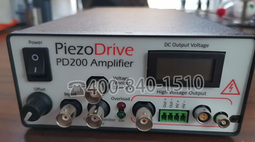 Piezodrive PD200 电压放大器，适用于电光、超声波、振动控制、纳米定位系统和压电电机等广泛的应用