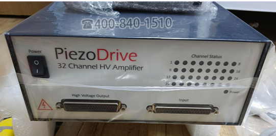 Piezodrive PD32 32通道压电驱动器，驱动大型压电致动器阵列32通道放大器， 适用于光学、声束成形、材料测试、天文学、超声波和振动控制等应用