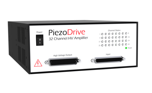 澳大利亚Piezodrive,PD32 – 32 通道压电驱动器,用于驱动多达 32 个压电致动器