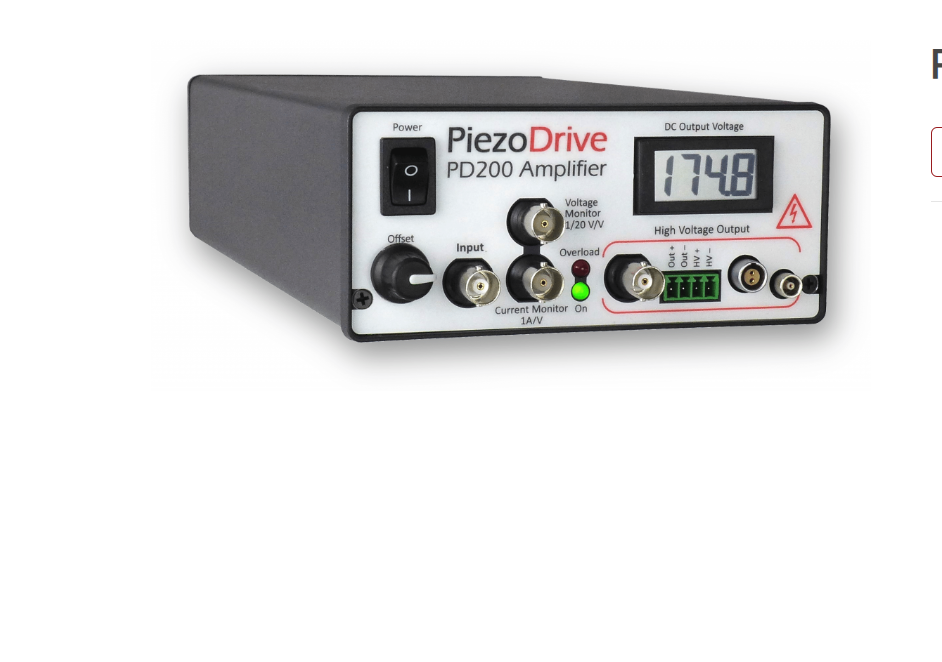 Pd200 piezodrive PD200 - 60 瓦电压放大器 - PiezoDrive压电驱动器放大器驱动器