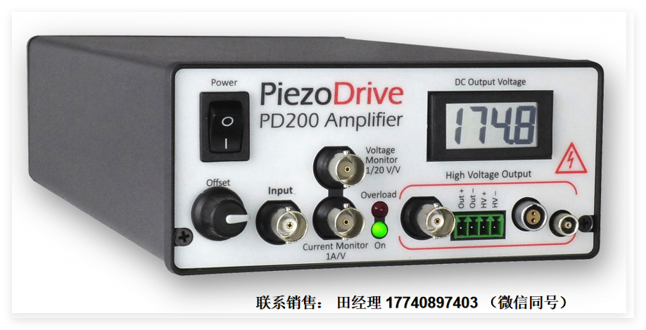 Piezodrive PD200功率放大器, PD200压电驱动器, PiezoDrive压电驱动器PX200, PZT驱动器, 压电陶瓷控制器, PD200 电压放大器, 高压电源, PZT驱动电源
