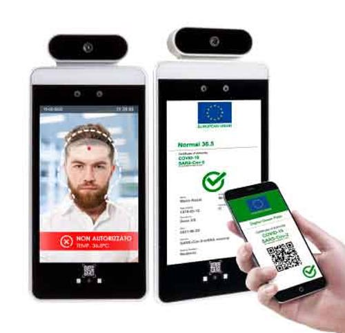 Thermoscanner jetzt mit Green-Pass Erkennung