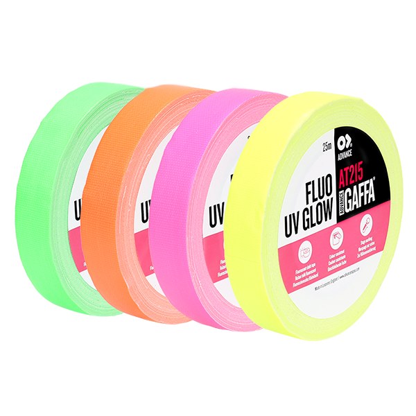 AT0215 Advance Gaffa® Ruban Toile Fluorescent
