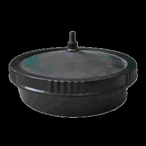 Hanging weighted base membrane bubble diffuser