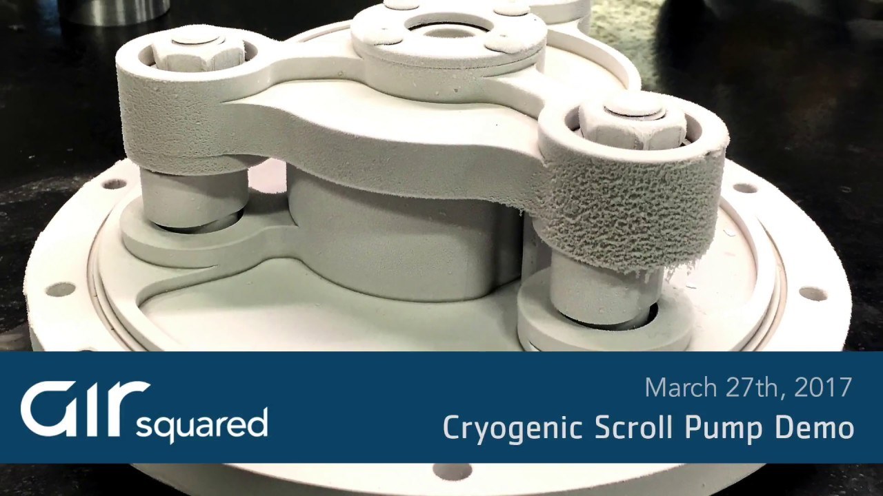 Cryogenic Scroll Pump Demo