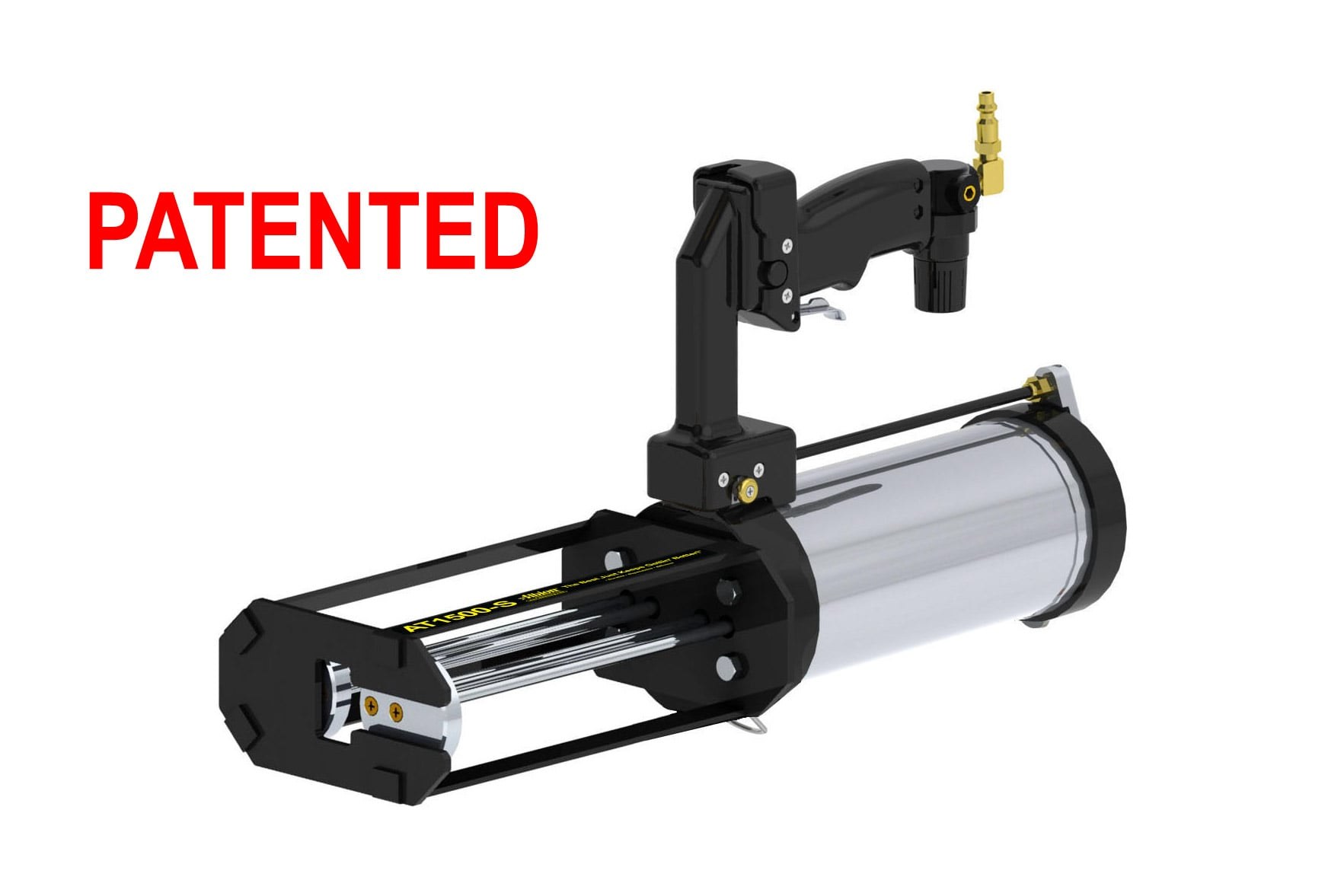 1500 Series AT-Line Air Powered Multi-Component Cartridge Gun Side Load 1:1 Mix Ratio, Suitcase Configuration