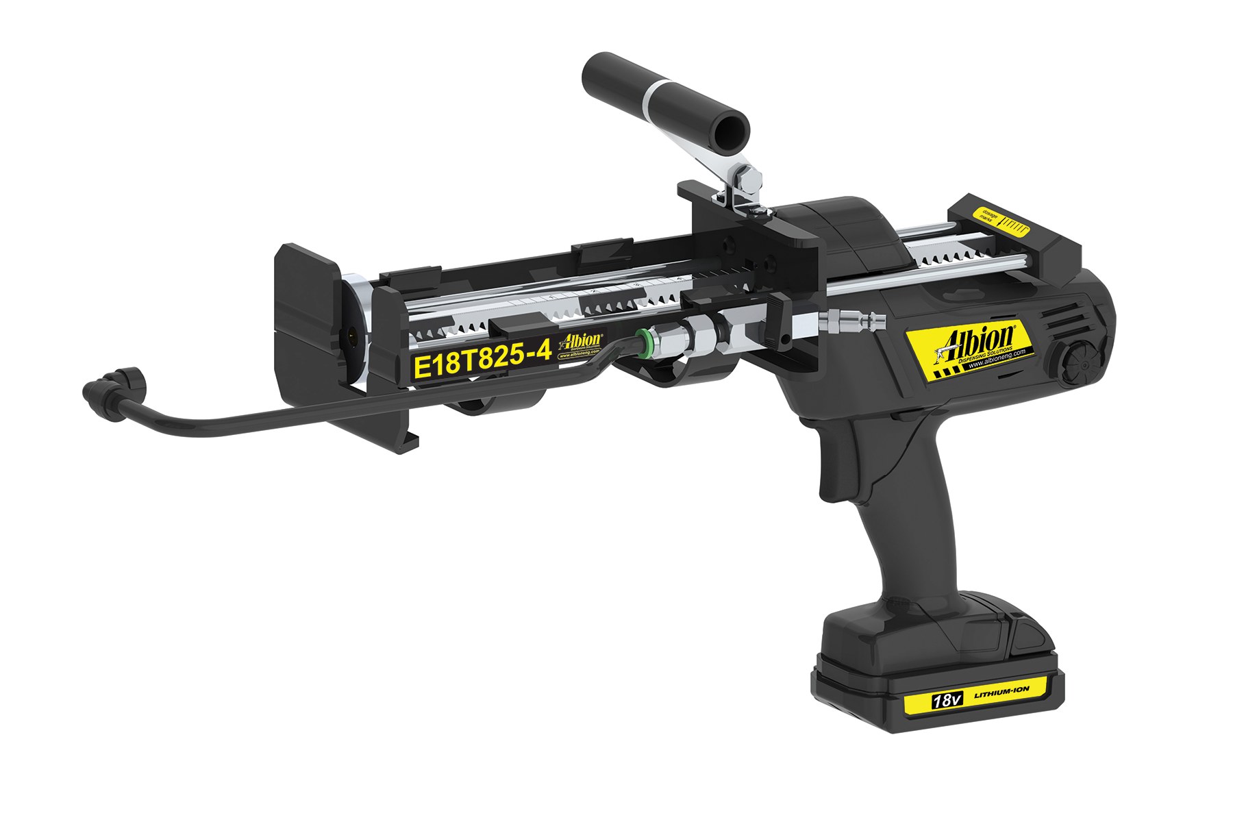 1500 Series Cordless Multi-Component Cartridge Gun w/ Spray Adapter