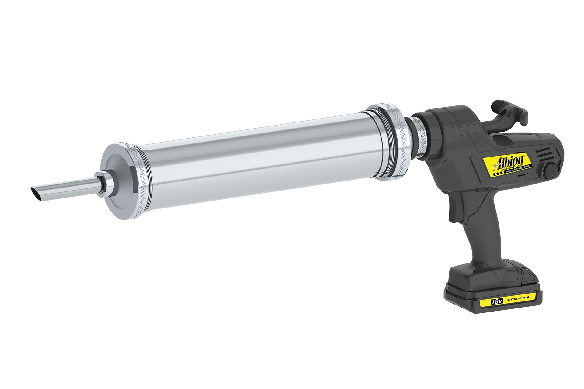 18 Volt 80 Ounce Cordless Bulk Gun with Jumbo 3/4 Inch Nozzle