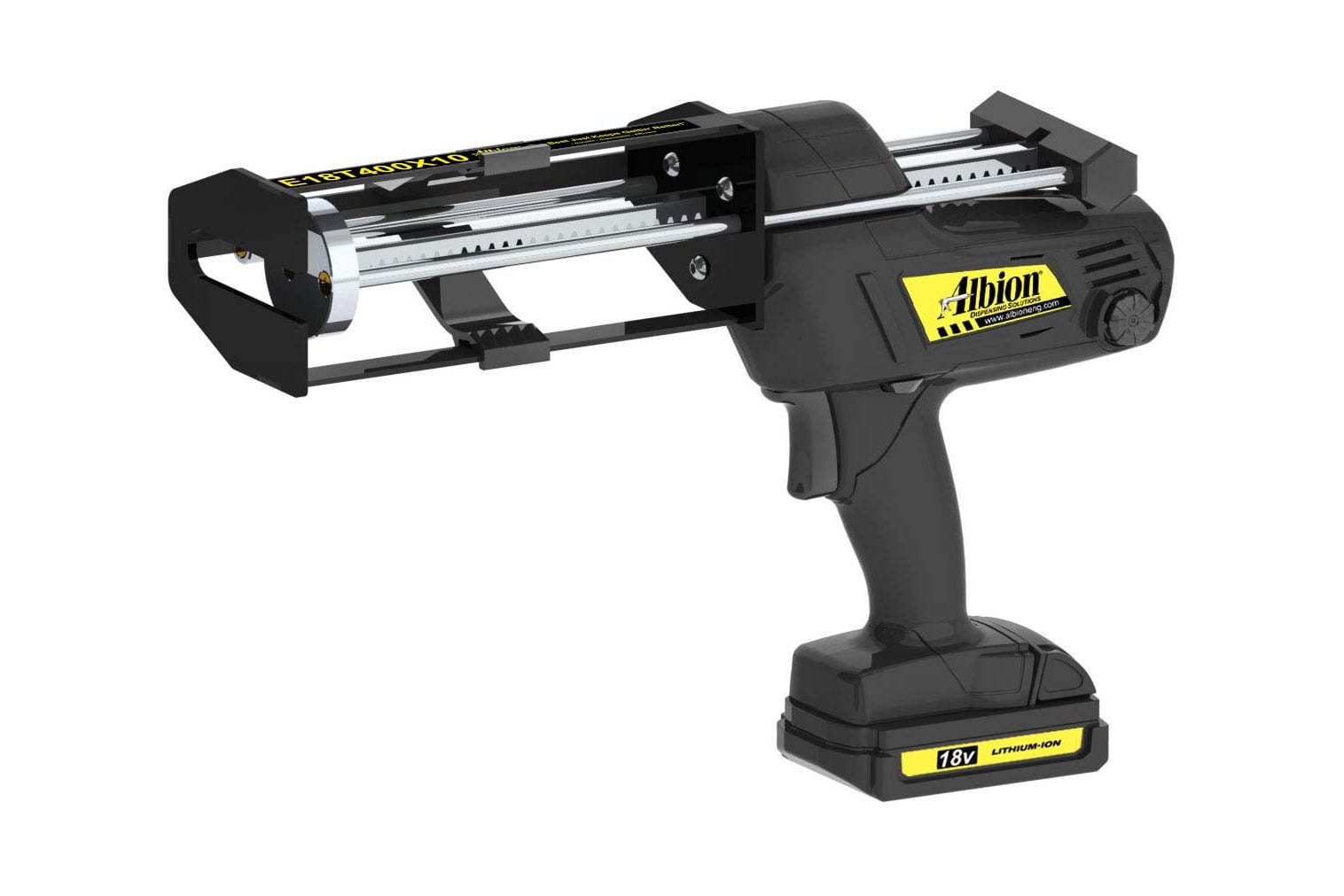 18 Volt Cordless Multi Component Cartridge Gun Drive System (10:1) w/ 50% More Force