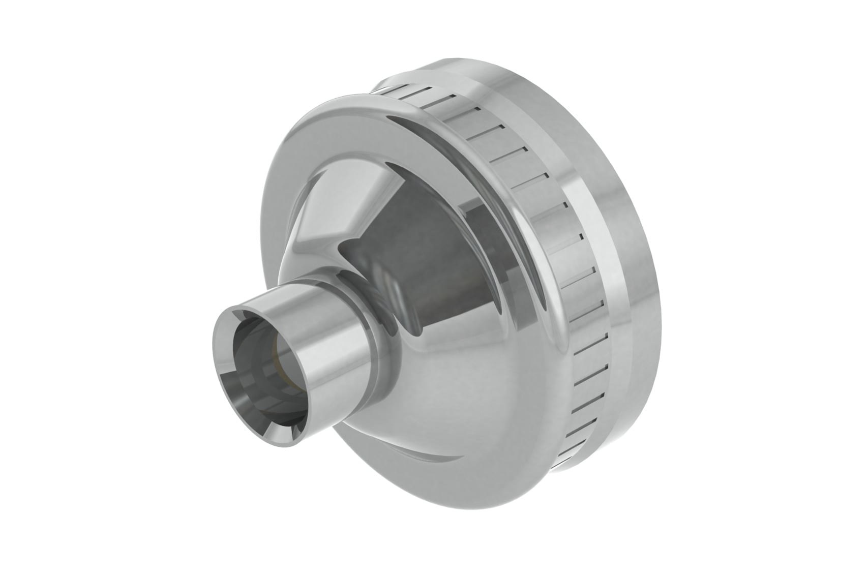 2 Inch Threaded Steel Front Cap