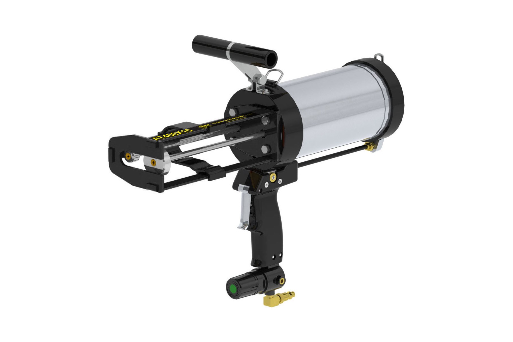 400 Series AT Line Air Powered Multi Component Cartridge Gun - 10:1 Standard Configuration - Albion Engineering