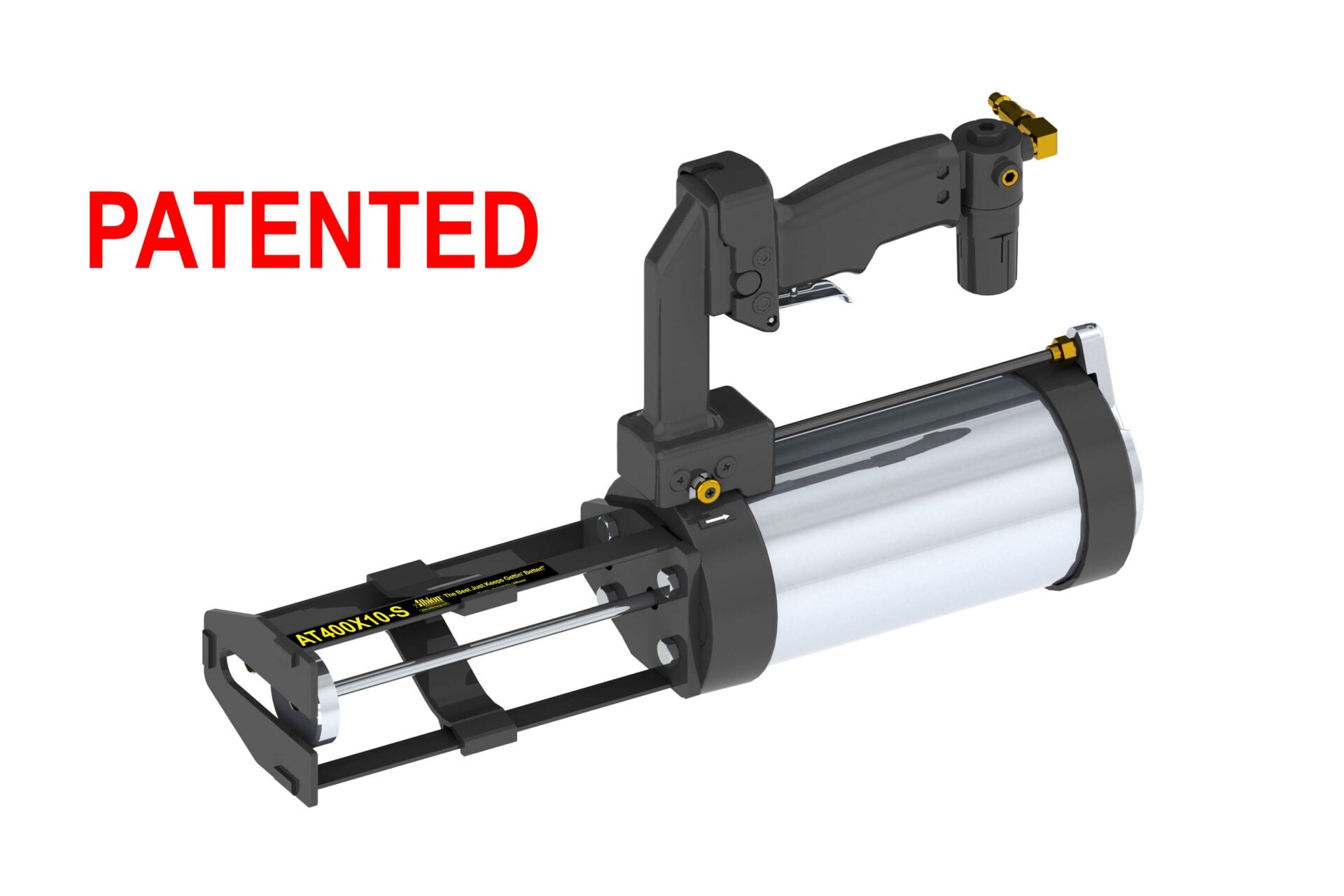 400 Series AT Line Air Powered Multi Component Cartridge Gun - 10:1 Suitcase Configuration - Albion Engineering
