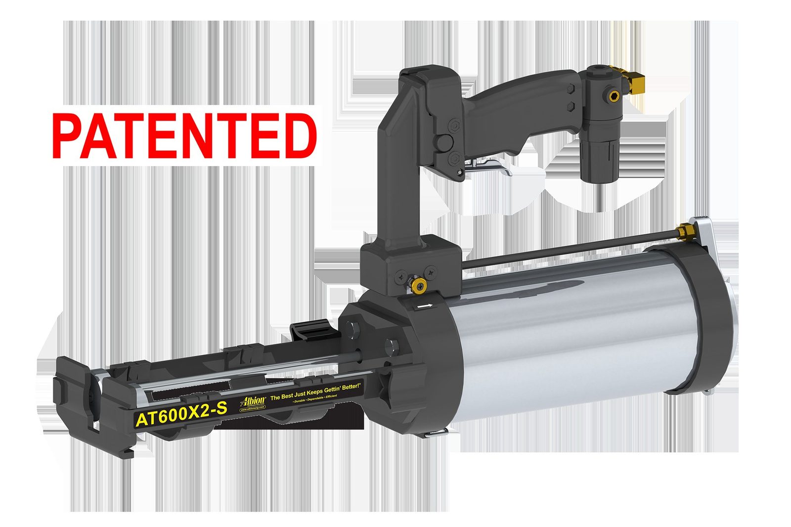 600 Series AT Line Air Powered Mutli-Component Cartridge Gun (2:1, 1:1) with Patented Suitcase Configuration