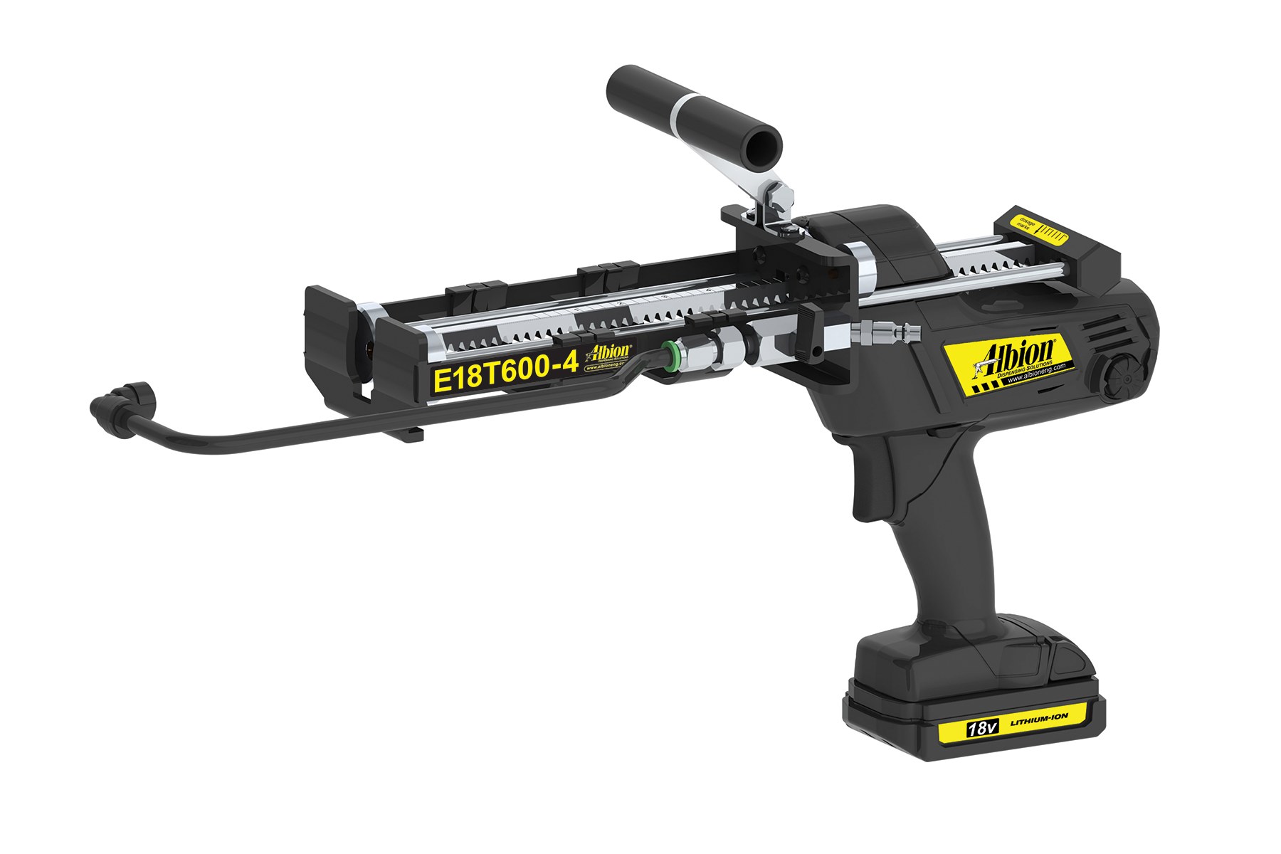 600 Series Cordless Multi-Component Cartridge Gun w/ Spray Adapter