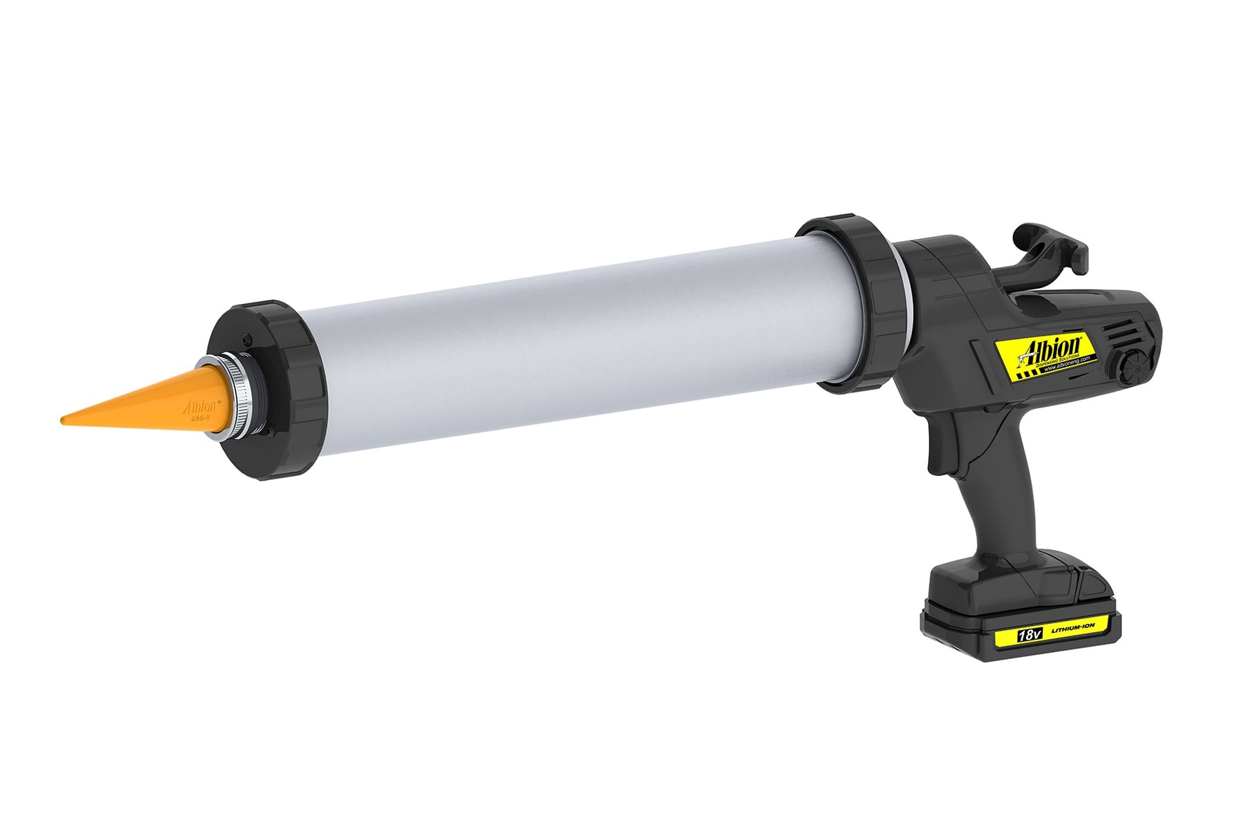 75 Ounce Cordless Sausage Gun with Orange Cone Nozzles