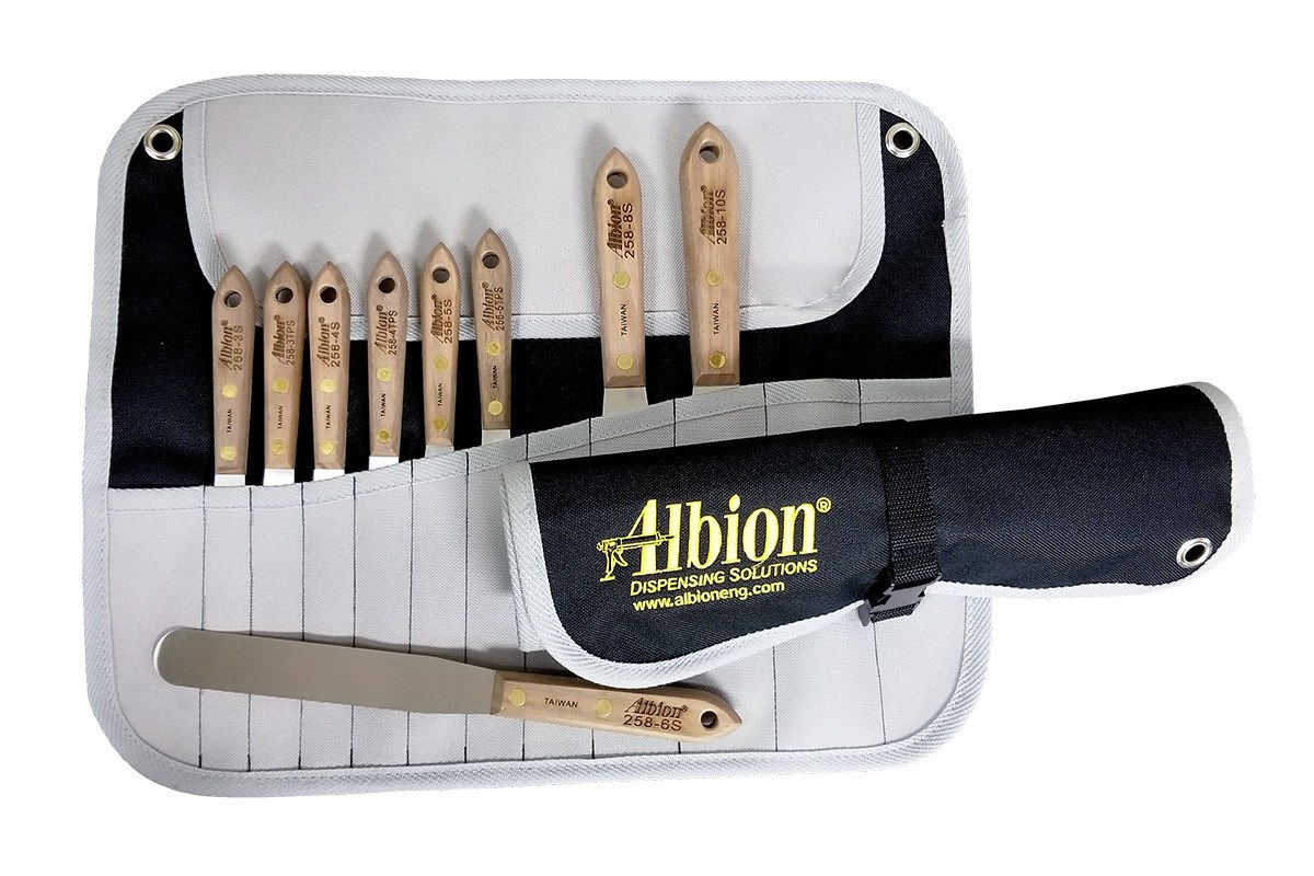 9 Piece Caulk Tooling Spatula Classic Set - 258 Series