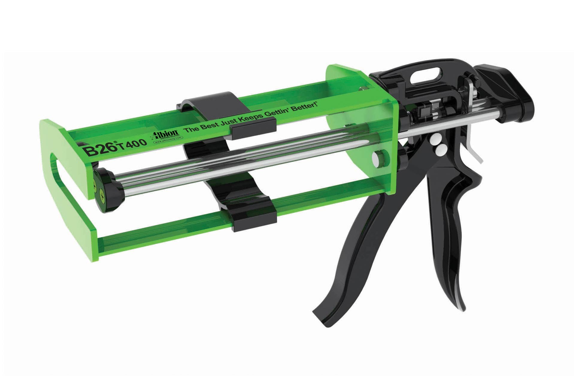 B-Line Multi Compenent Dispensing Cartridge Gun 400 Series w/ 26:1 Ratio Drive (1:1, 2:1)