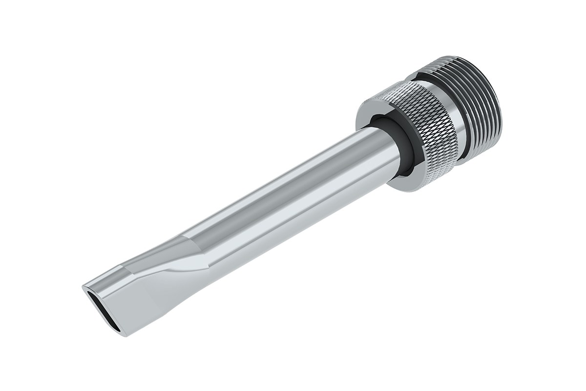 Bevel End Metal Nozzle, 3/32