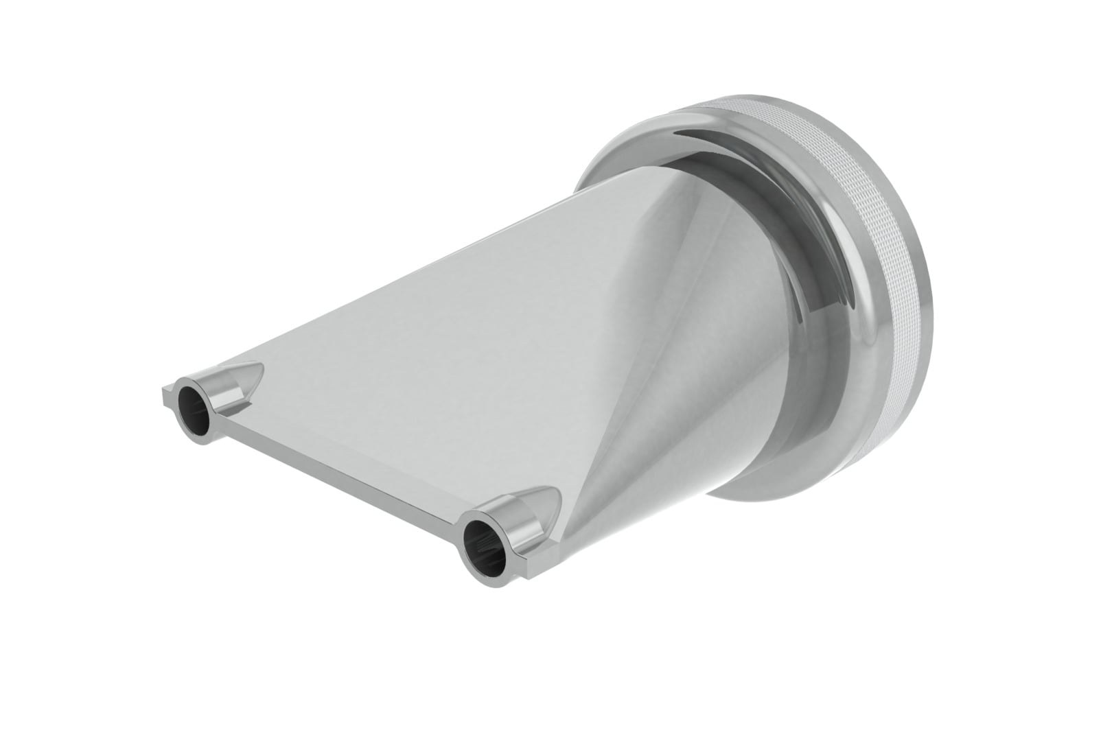 Double Bead Metal Nozzle 3/8 Inch Diameter by 2 Inch Center