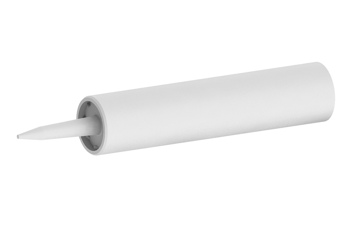 Empty Plastic Cartridge with Fixed Nozzle - 10oz