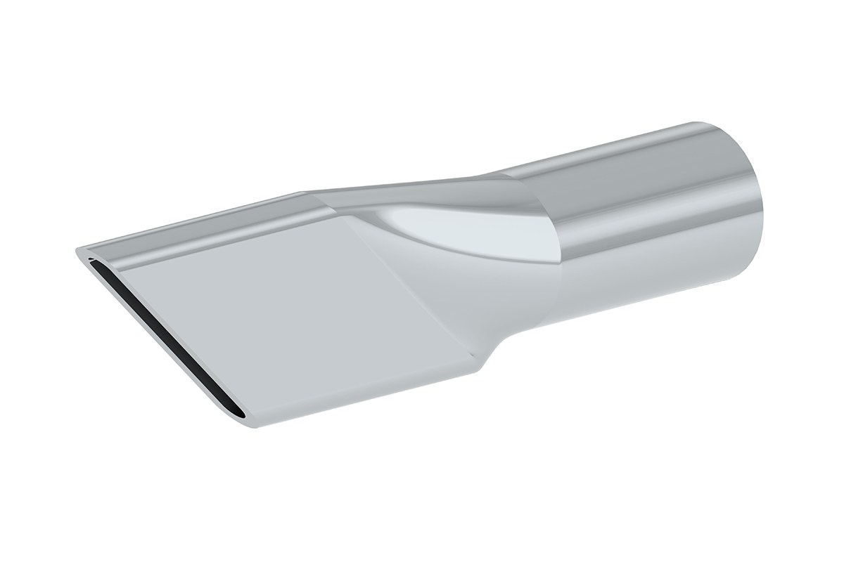 Narrow Self Threading Bevel End Metal Nozzle 1/8 Inch