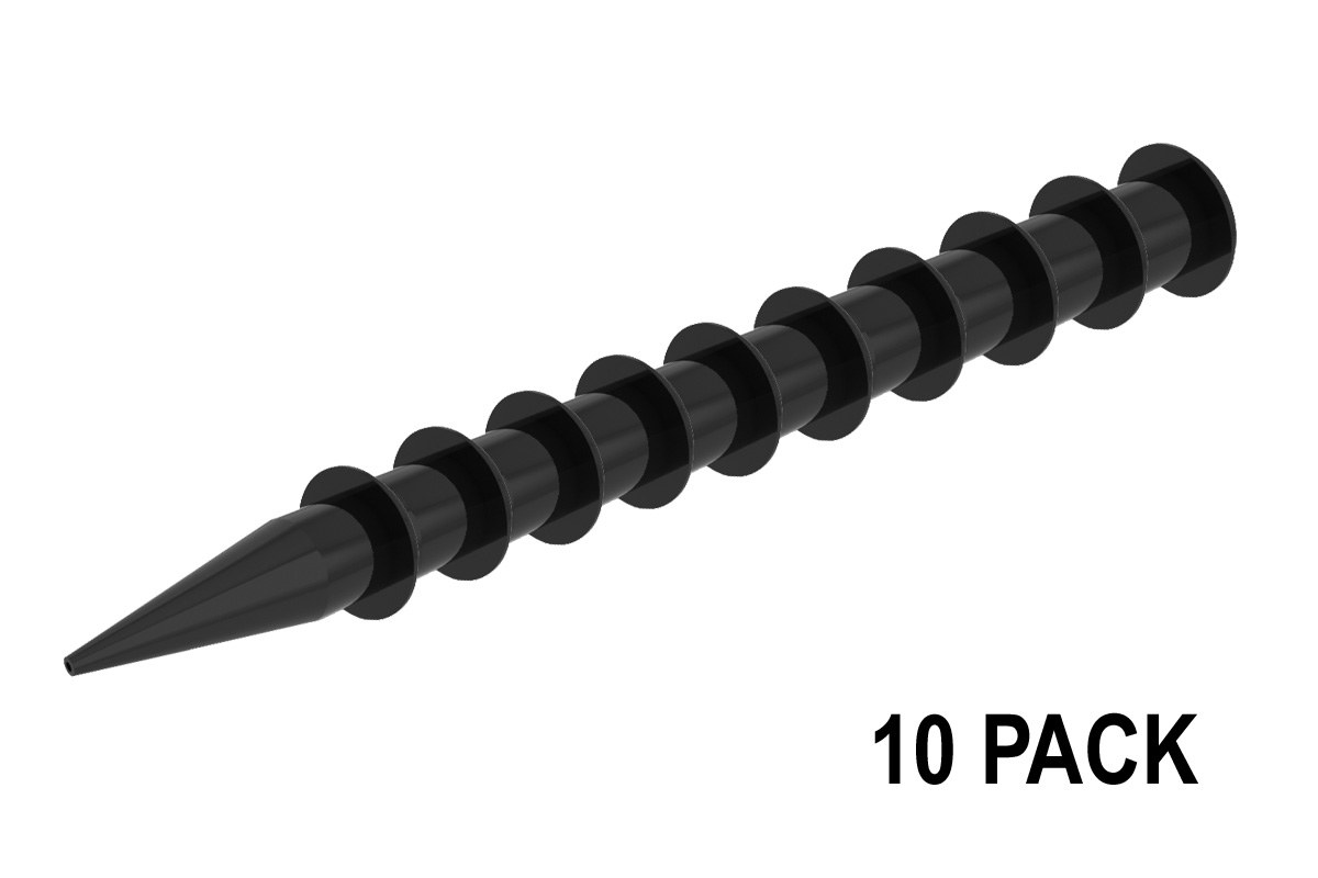 Pack of 10 Black Plastic Cone Nozzles For B-Line Sausage Guns