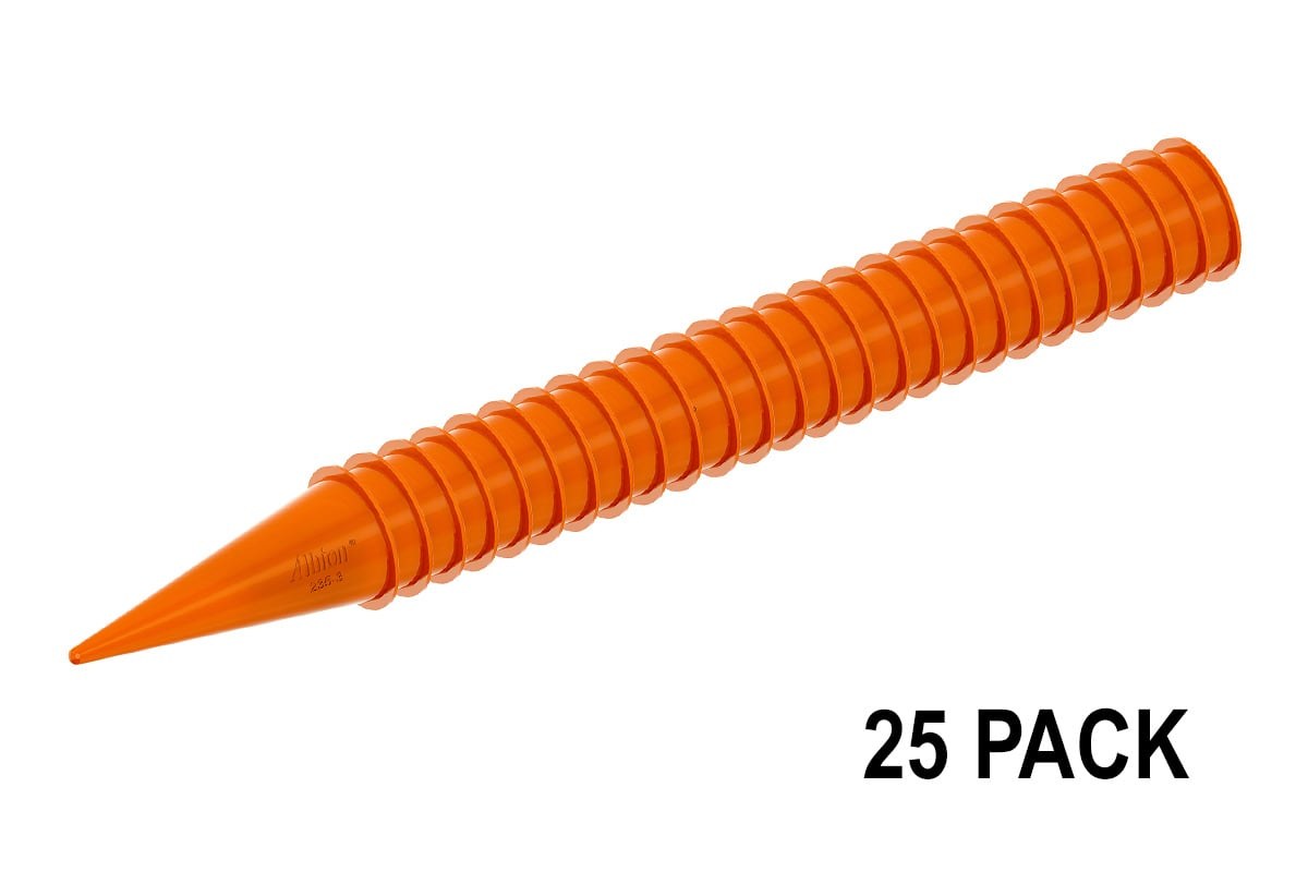 Pack of 25 Orange Cone Nozzle for Professional Line Caulk Guns