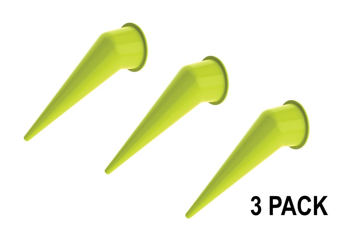 Pack of 3, 45 Degree Angle Bent Cone Nozzle for Albion Professional Guns