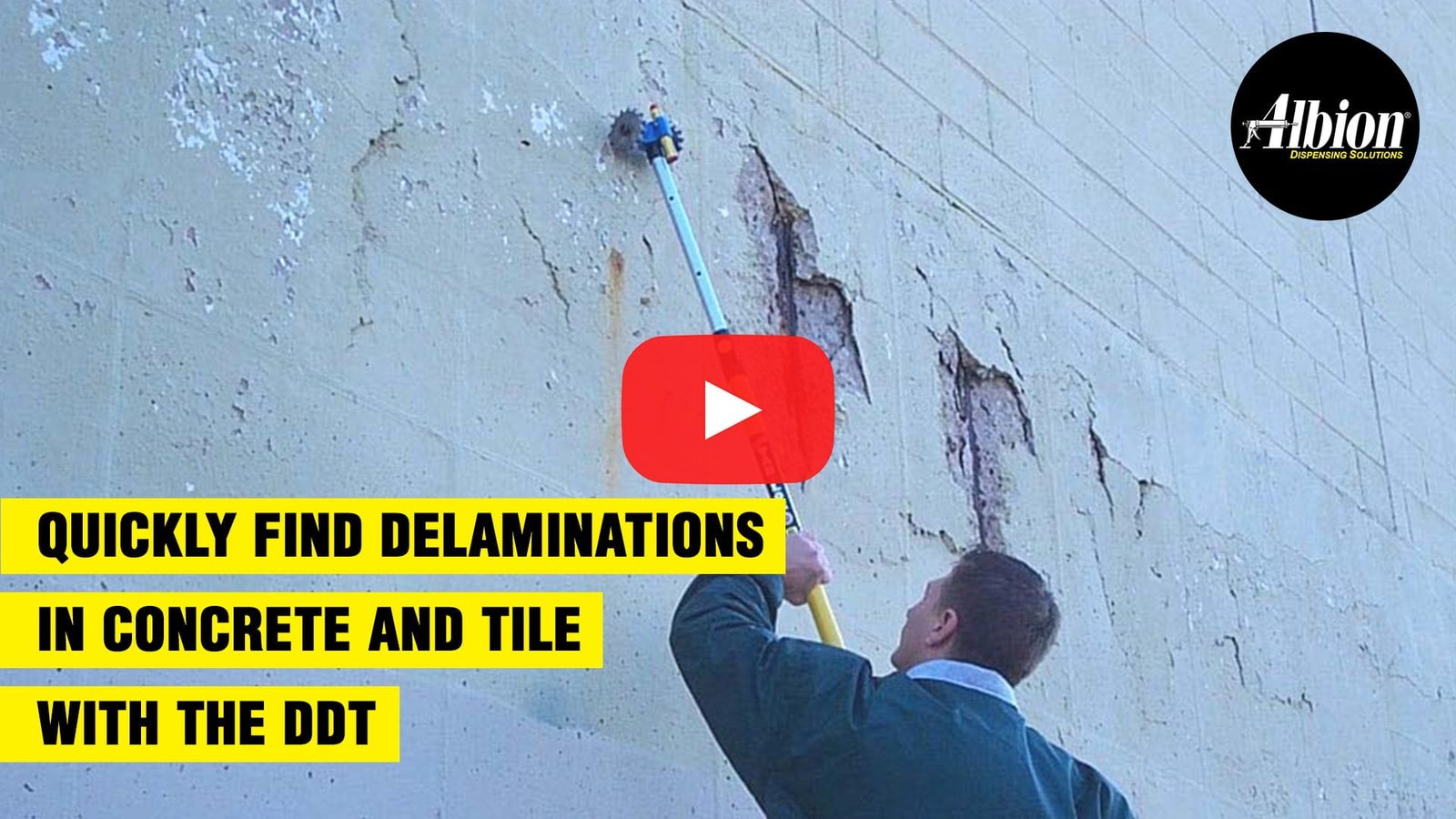 Quickly find Delaminations in Concrete and Tile with DDT Tool