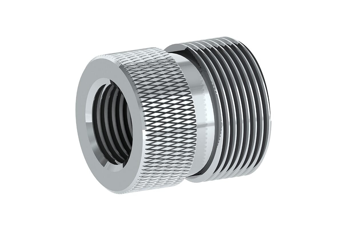 Reducer for Standard Metal Nozzles to Jumbo Caps 7/8 Inch-20 Thread to 3/8 Inch NPS