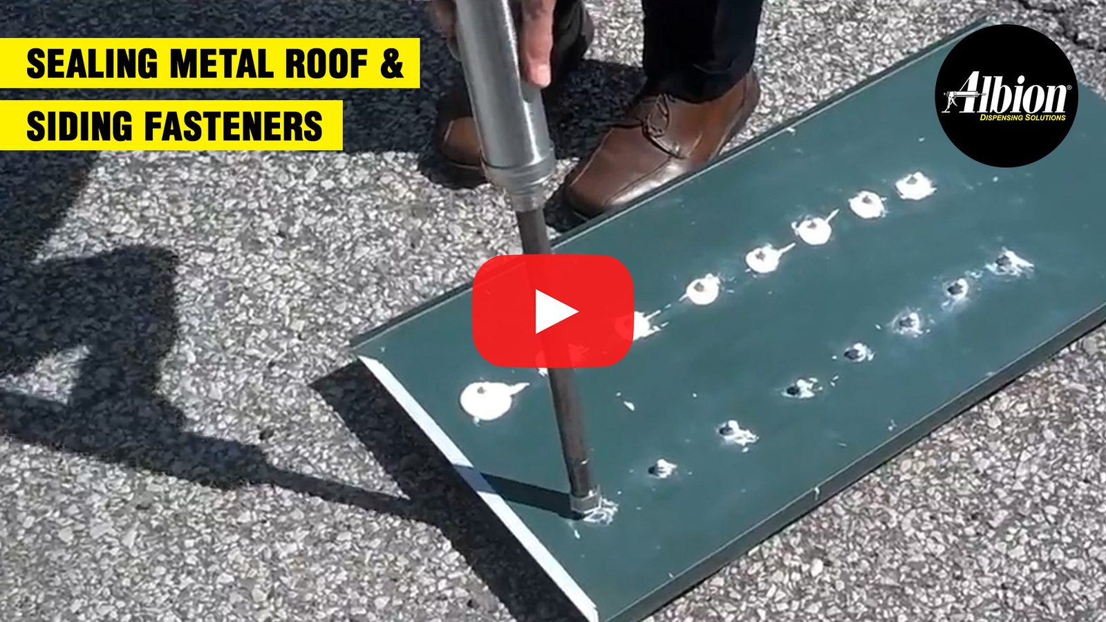 Spot-Pro Nozzle for sealing Metal Roof & Siding fasteners