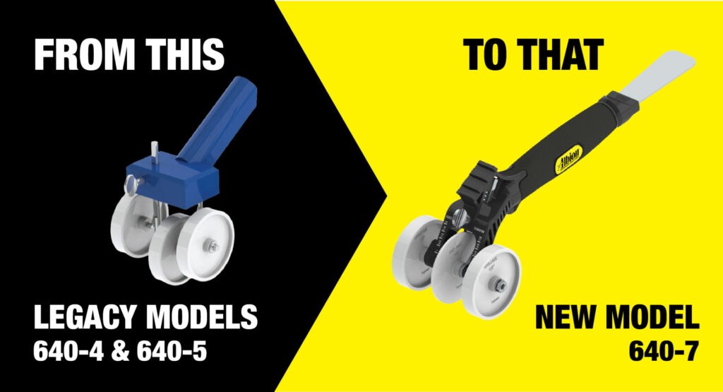 Transition to the NEW 640-7 Backer Rod Insertion Tool