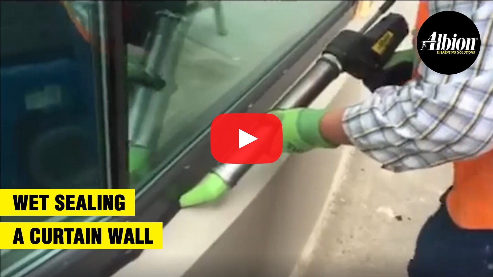 Wet Sealing a Curtain Wall (by Wayne Belcher)