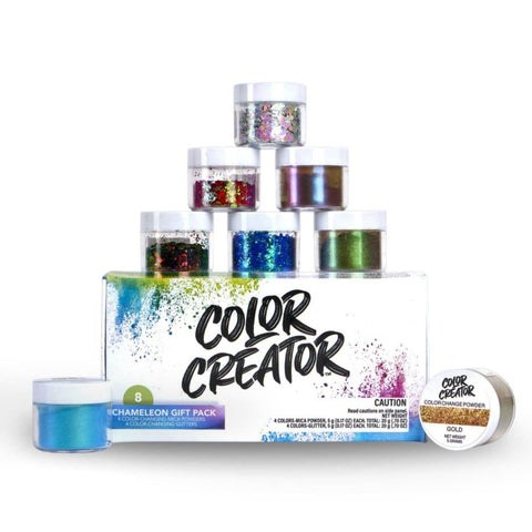 Chameleon Color Change Powders and Glitters - 8 pack