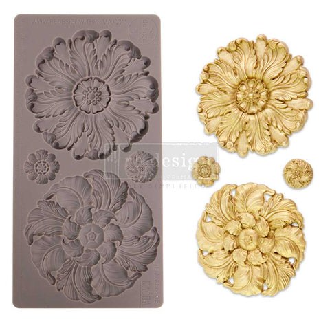 Décor Mould Kacha - Engraved Medallions - 5