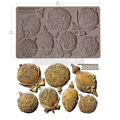 Decor Moulds® - Shimmering Holiday Ornaments - 1 pc, 5