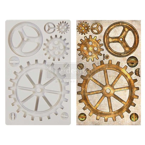 Finnabair - Moulds - Large Gears - 1 pc, 5x8 in Copyright #VA000233024