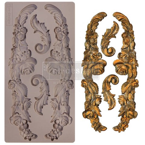 Redesign Decor Moulds® - Delicate Floral Strands - 1 pc, 5