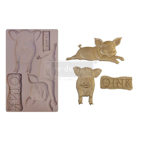 Redesign Decor Moulds® - Farm Friends - 1 pc, 5