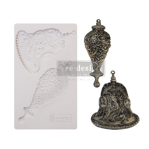 Redesign Decor Moulds® - Silver Bells - 5