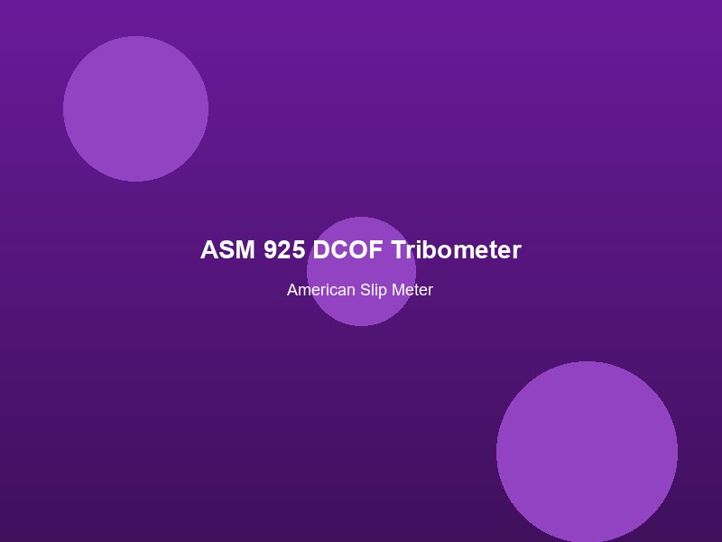 asm-925-dcof-tribometer