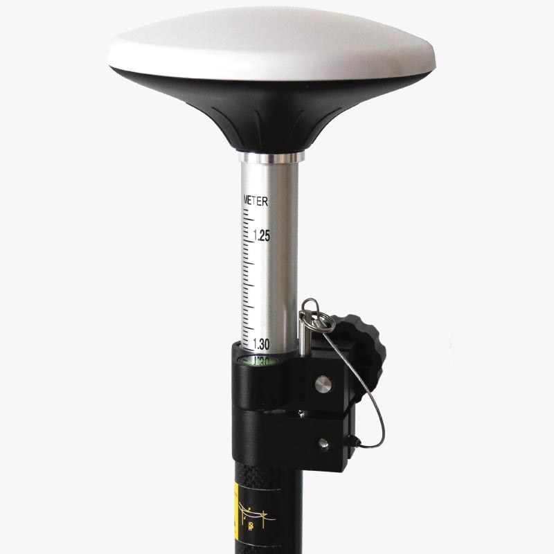 Pole for survey GNSS antenna