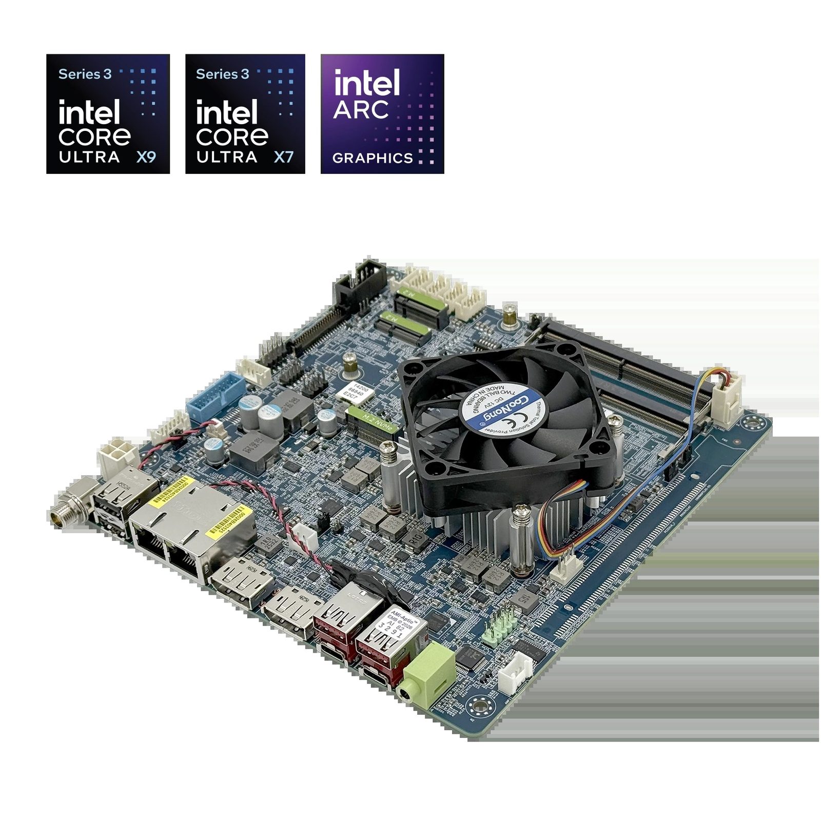 BCM MX-PTL: Intel Panther Lake H Mini-ITX Motherboard