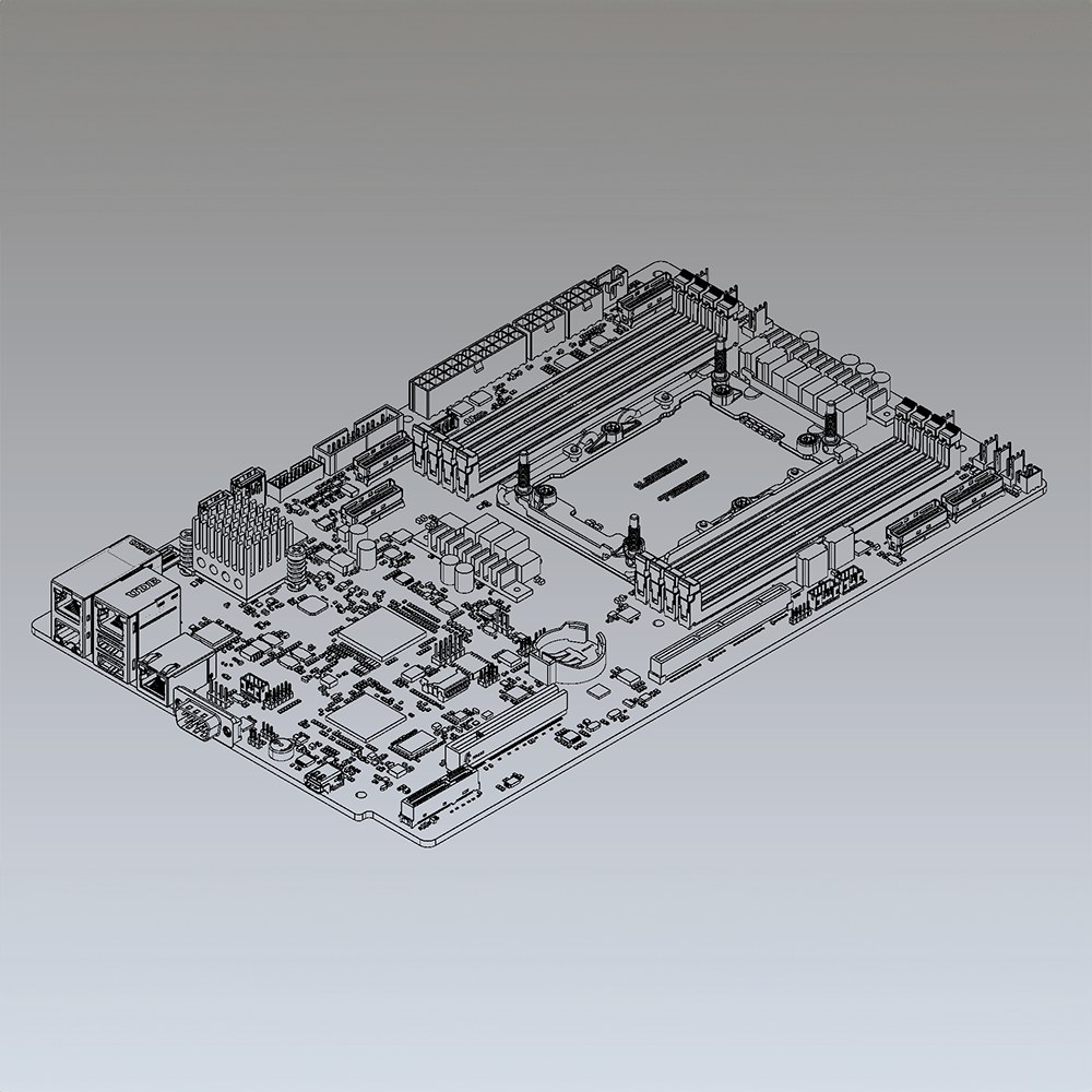 HPM-GNR1U High-performance Platform with Intel Xeon 6 Granite Rapids-SP