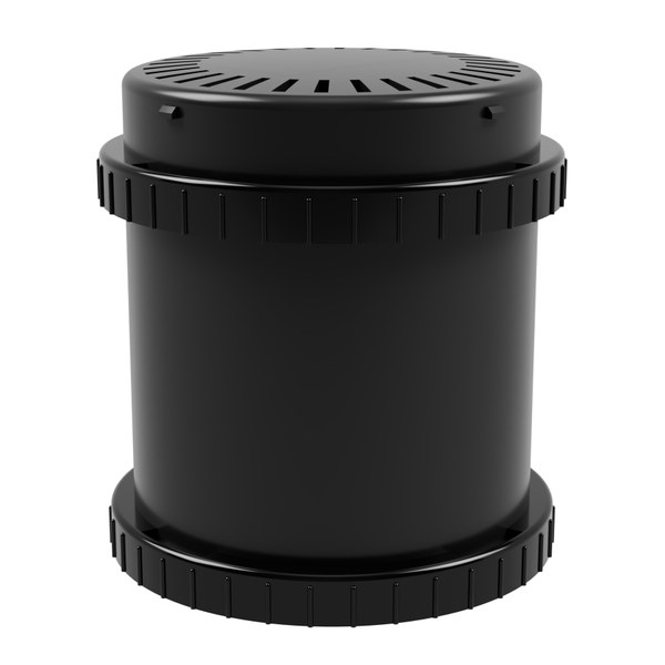 deegee SA Stacker IP54 Sounder Module 12-230Vuc Black Base 93mm x 78mm dia. - D G Controls Ltd - Warning Beacons and Sou